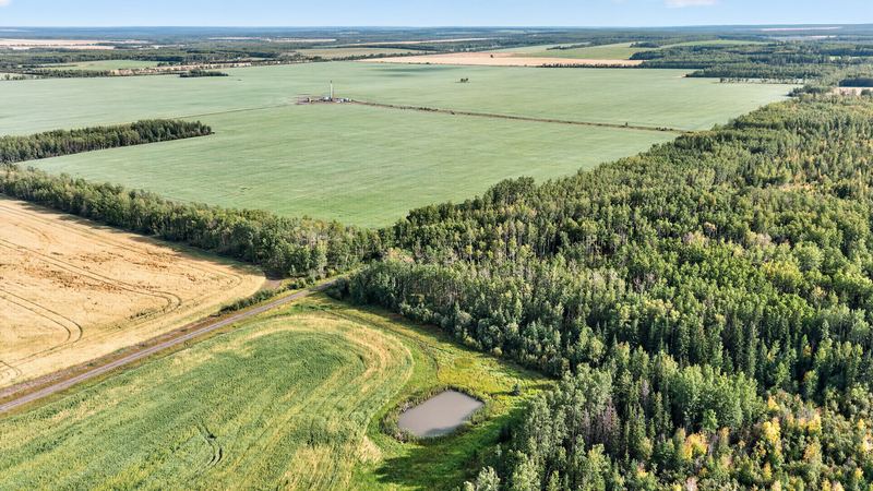 Aerial photograph of rural land and farmland 12