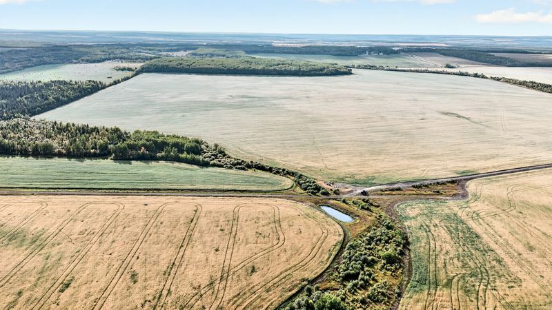 Aerial photograph of rural land and farmland 13